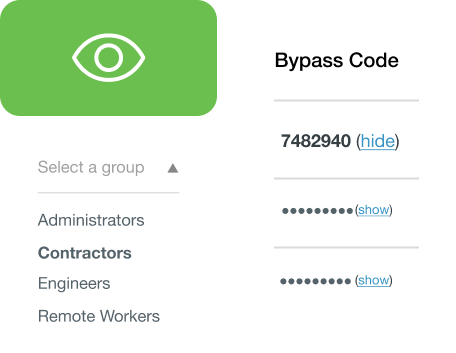 Image demonstrating that DUO MFA can quickly protect every user with a range of user provisioning options, including Advanced Directory sync, bulk enrollment, and user self-enrollment.