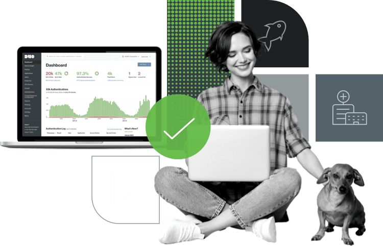 An IT administrator uses Duo's device insight application interface