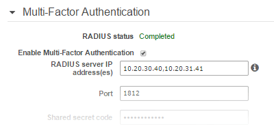 HA RADIUS Multi-Factor Authentication