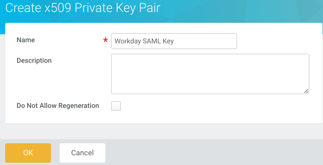 Additional Workday Single Sign-On Setting Edit