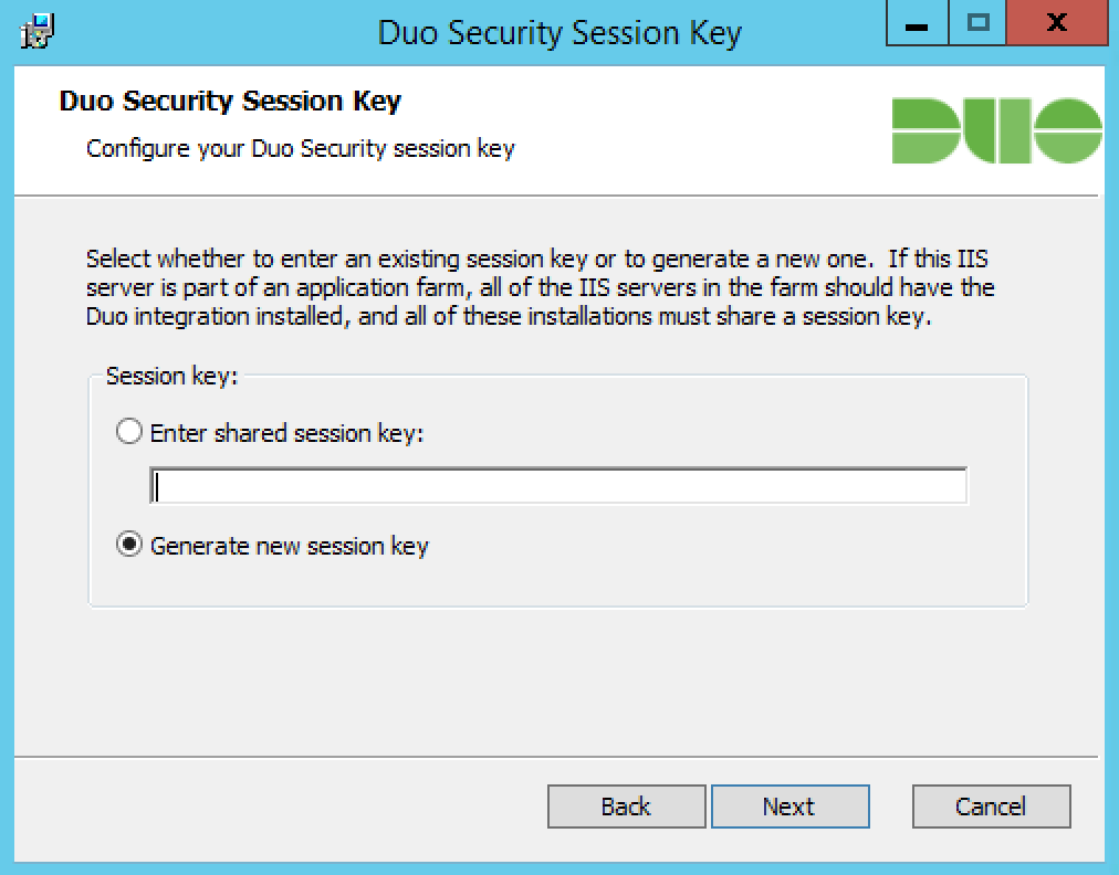 Create Session Key